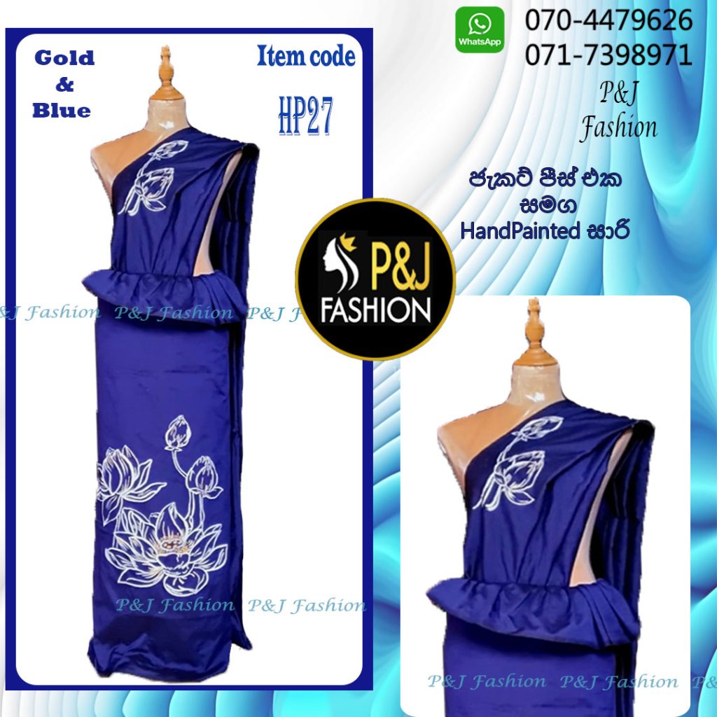 HP27 HandPainted Saree