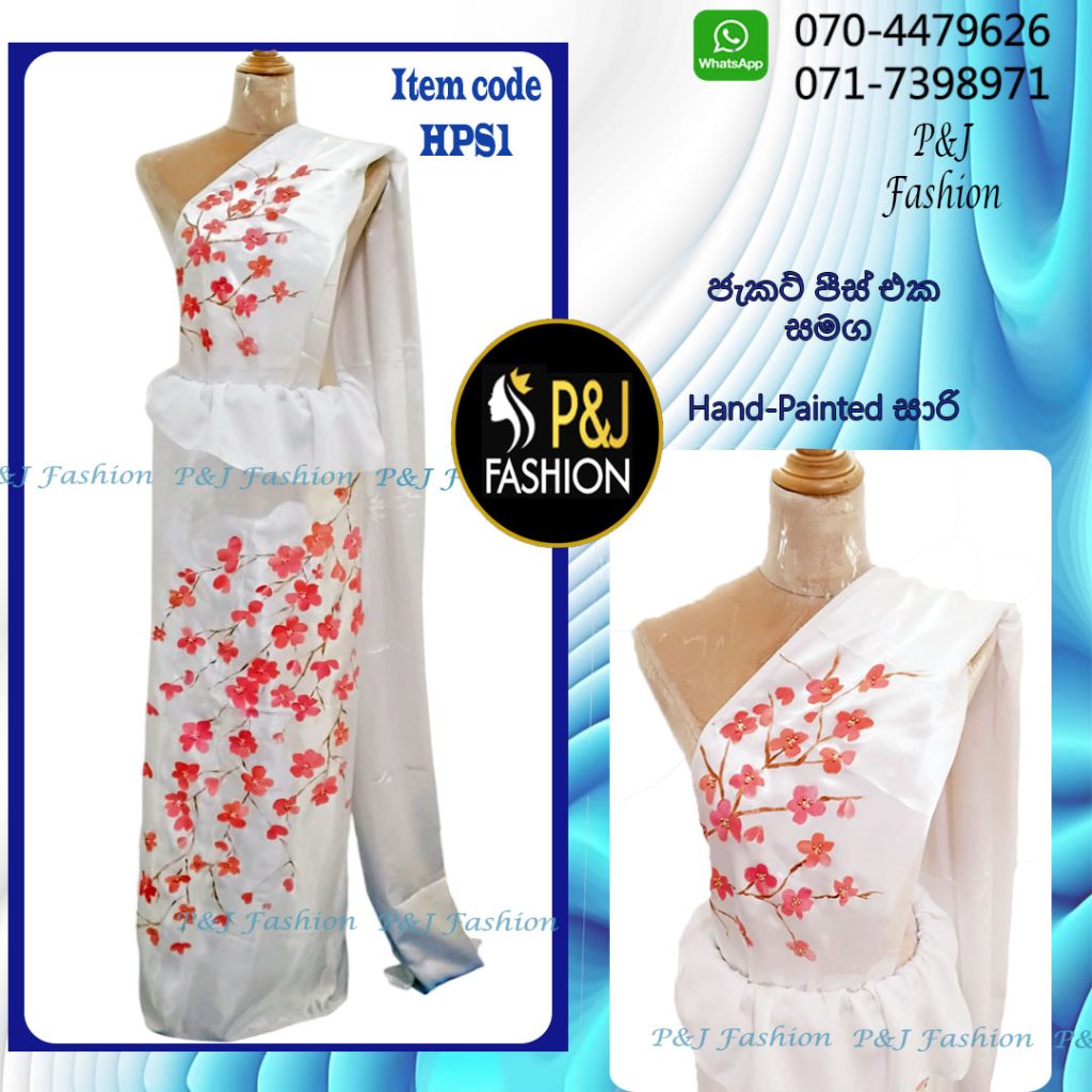 HPS1 Handpainted Saree with Rich Look