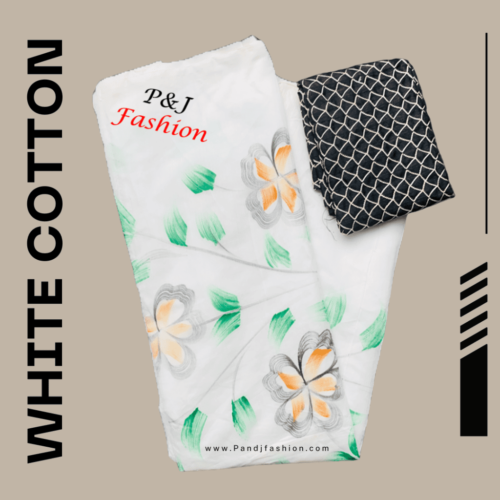 White Cotton Saree White Cotton Saree