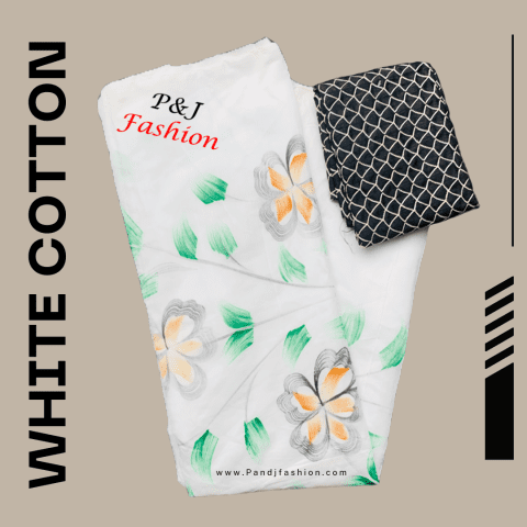 White Cotton Saree
